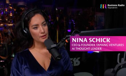 Nina Schick: “Omwille van AI moeten we het onderwijs herdenken.”